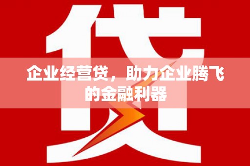 德保企业经营贷，助力企业腾飞的金融利器