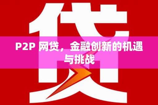 德保P2P 网贷，金融创新的机遇与挑战