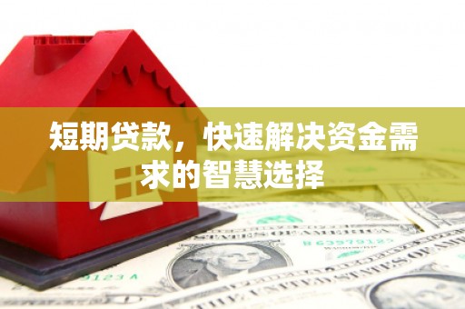 德保短期贷款，快速解决资金需求的智慧选择