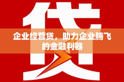 德保企业经营贷，助力企业腾飞的金融利器