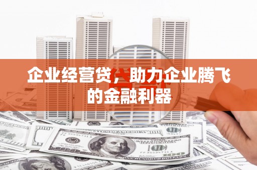 德保企业经营贷，助力企业腾飞的金融利器