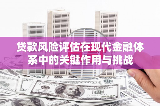 德保贷款风险评估在现代金融体系中的关键作用与挑战
