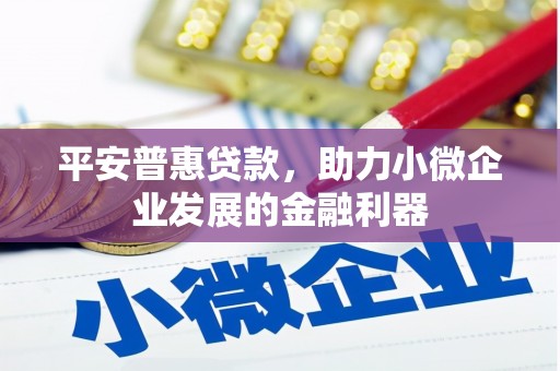 德保平安普惠贷款，助力小微企业发展的金融利器