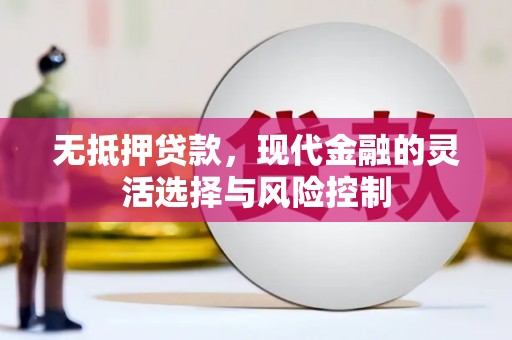 德保无抵押贷款，现代金融的灵活选择与风险控制