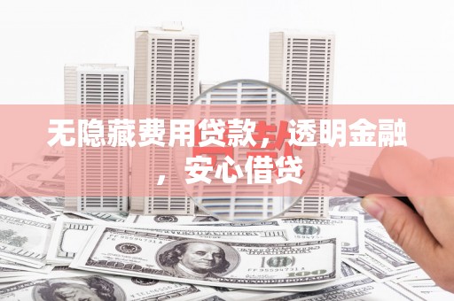 德保无隐藏费用贷款，透明金融，安心借贷