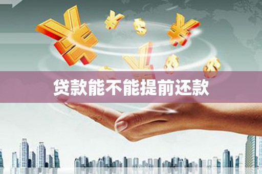 德保贷款能不能提前还款