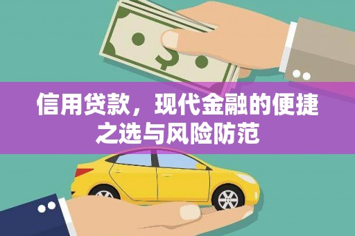 德保信用贷款，现代金融的便捷之选与风险防范