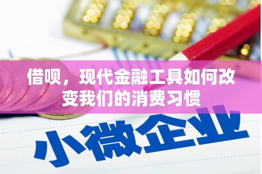 德保借呗，现代金融工具如何改变我们的消费习惯
