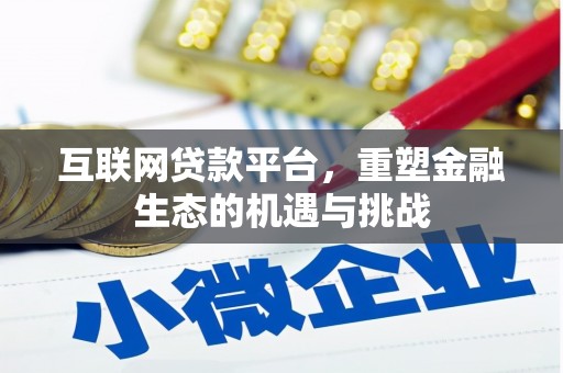 德保互联网贷款平台，重塑金融生态的机遇与挑战