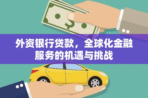 德保外资银行贷款，全球化金融服务的机遇与挑战