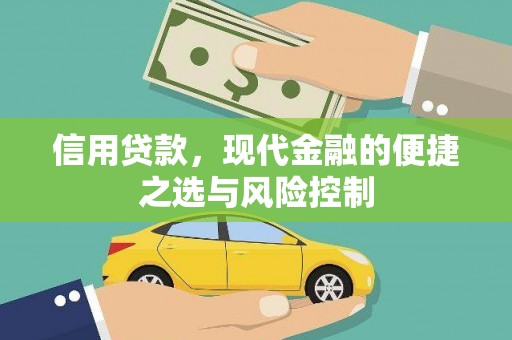 德保信用贷款，现代金融的便捷之选与风险控制