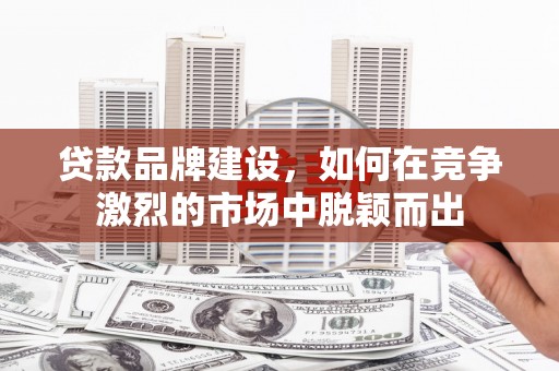 德保贷款品牌建设，如何在竞争激烈的市场中脱颖而出