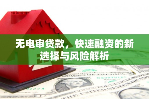 德保无电审贷款，快速融资的新选择与风险解析