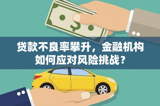 德保贷款不良率攀升，金融机构如何应对风险挑战？