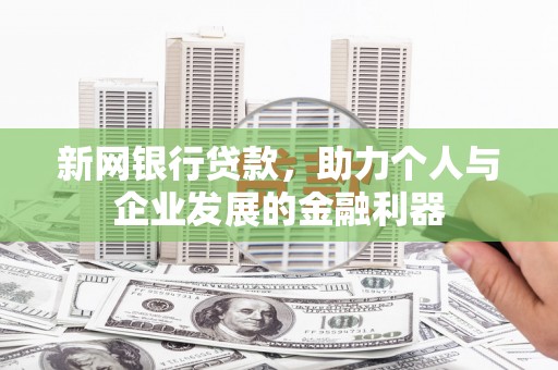 德保新网银行贷款，助力个人与企业发展的金融利器