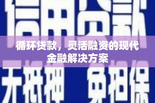 德保循环贷款，灵活融资的现代金融解决方案