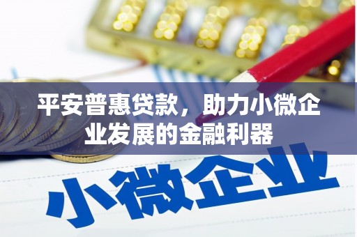 德保平安普惠贷款，助力小微企业发展的金融利器