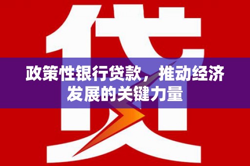 德保政策性银行贷款，推动经济发展的关键力量