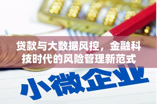德保贷款与大数据风控，金融科技时代的风险管理新范式