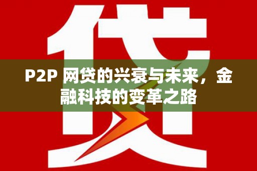 德保P2P 网贷的兴衰与未来，金融科技的变革之路