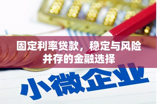 德保固定利率贷款，稳定与风险并存的金融选择