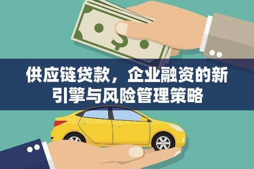 德保供应链贷款，企业融资的新引擎与风险管理策略