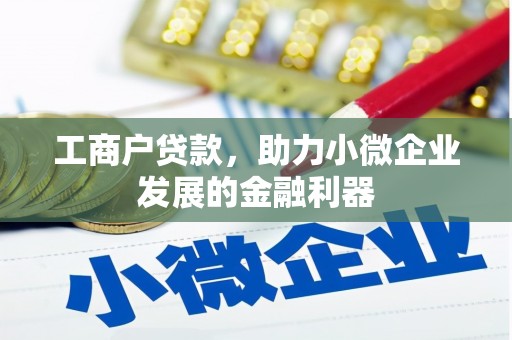 德保工商户贷款，助力小微企业发展的金融利器