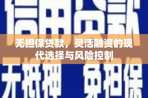 德保无担保贷款，灵活融资的现代选择与风险控制
