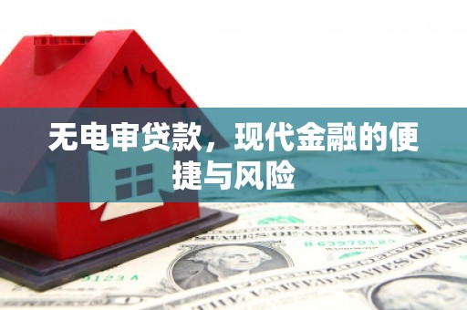 德保无电审贷款，现代金融的便捷与风险