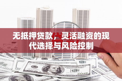德保无抵押贷款，灵活融资的现代选择与风险控制