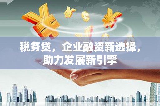 德保税务贷，企业融资新选择，助力发展新引擎