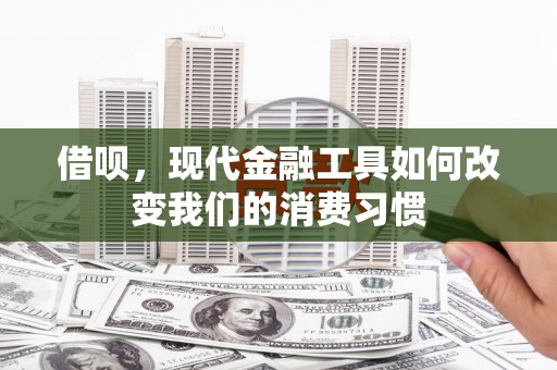 德保借呗，现代金融工具如何改变我们的消费习惯