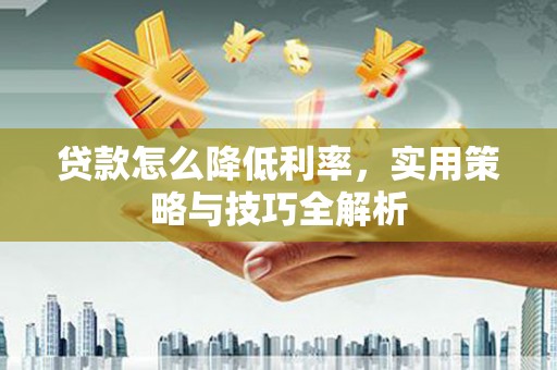 德保贷款怎么降低利率，实用策略与技巧全解析