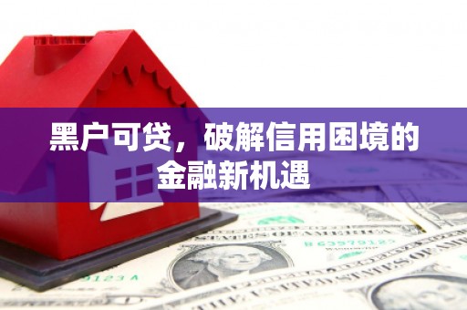 德保黑户可贷，破解信用困境的金融新机遇